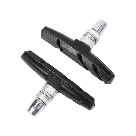 1 Par Svart Gummibromsbelägg för Cykel Mountainbike V-bromssystem