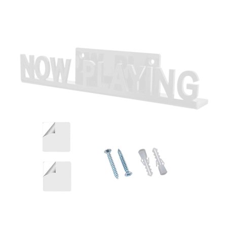 Vinyylilevyjen seinäteline, nyt toistettava levyteline, akryylinen vinyylilevyjen pidike, yhteensopiva vinyylilevyjen albuminäytön ja -säilytyksen 