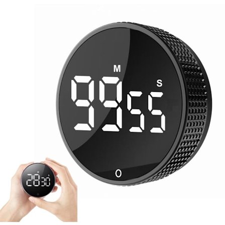Timere - Digital Timer - Magnetisk Digital Køkken Timer - Køkken Timer - Tæl Op/Ned - Æggeur