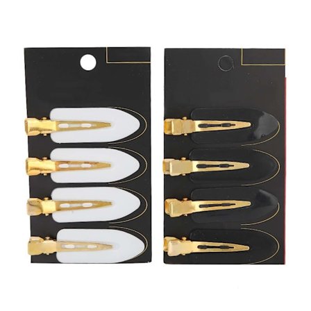 8 stk. hårnåle, bladformede hårklemmer, skridsikre hårnåle, hårtilbehør