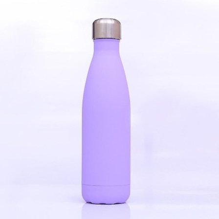 500 ml Termosflaske i dobbeltvegget rustfritt stål, fiolett