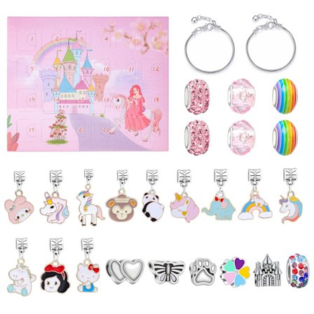 Julekalender 2023 Julekalender Enhjørning Armbånd Smykker til piger