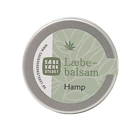 SÆBEVÆRKSTEDET Hamp læbebalsam 1 stk., Skincare, Ansigtspleje, Læbepleje