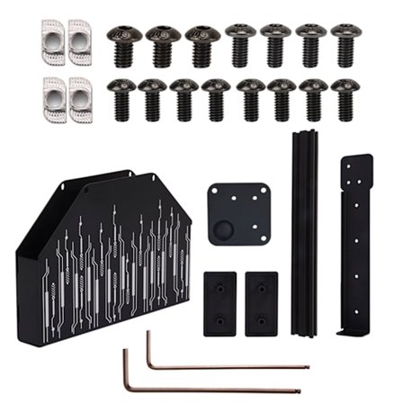 Lättviktiga 3D-skrivartillbehör Metall Övre Armband Håll Spolar Stöd för Bambu Lab Mini 3D-skrivartillbehör