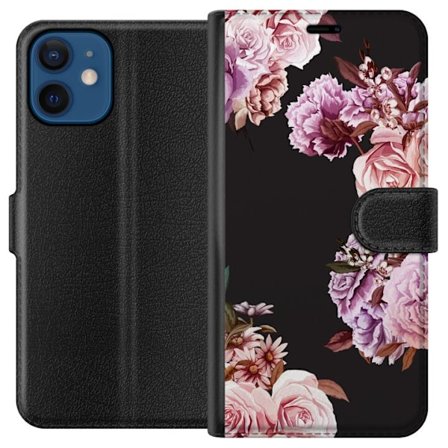 Kompatibelt Plånboksfodral till Apple Apple iPhone 12 Blommor