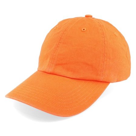 Richardson - Orange unconstructed Keps - R55 Solid Mango Dad Cap @ Hatstore