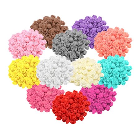 100 STK Kunstige Rose Blomster Røde Skumroser Falske Roser DIY Dekoration til Bryllupsfest Dekoration Håndværk