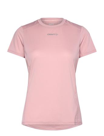 Adv Essence Ss Tee 2 W Sport Sport Clothing Sports Tops & T-shirts Sport T-shirts Pink Craft
