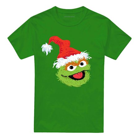 Sesame Street Unisex Vuxen Oscar The Grouch Julklotter