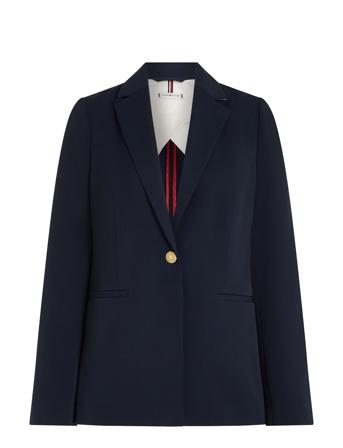 Gold Button Slim Fit Sb Blazer Tommy Hilfiger Blue