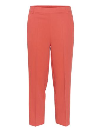 Kaffe Kasakura Hw Cropped Pants Röd