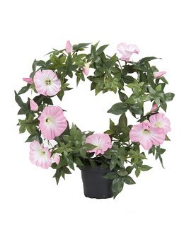 Kunstig hængende plante med klokkeformede blomster Rosa