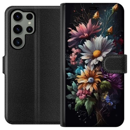 Yhteensopiva Lompakkokotelo Samsung Galaxy S23 Ultra Kukat