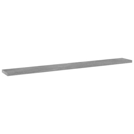 Vidaxl Hyllplan 8 St Betonggrå 80x10x1,5 Cm Konstruerat Trä Grå