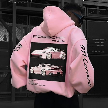 Porsche 911 Hoodie, Car Sweatshirt Hoodie, Bilentusiaster, Unisex Oversize Hoodie Shirt Top