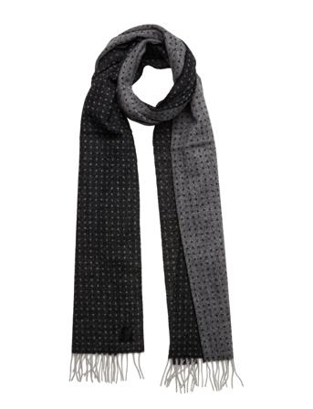 Double Face Scarf Accessories Scarves Winter Scarves Sort Amanda Christensen