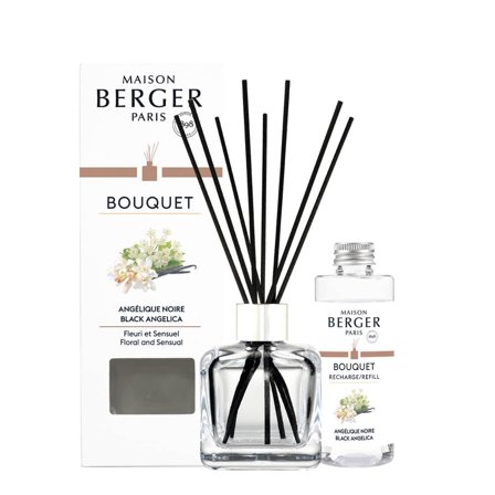 Maison Berger Paris Bouquet Parfumé Bouquet Cube Angélique Noire 100ml - Diffusore di Profumo