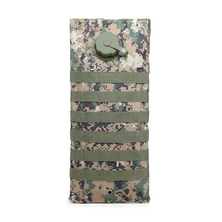 Nyankomst 3L taktisk vattenväska Militär Vandring Camping Vattenförvaring Blåsa Hydration Ryggsäck Påse Vattenväska