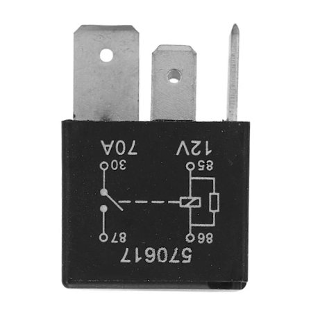 Luftaffjedringspumpekompressorrelæ 12W 70A LR023964 til Range Rover L322 2006 til 2012