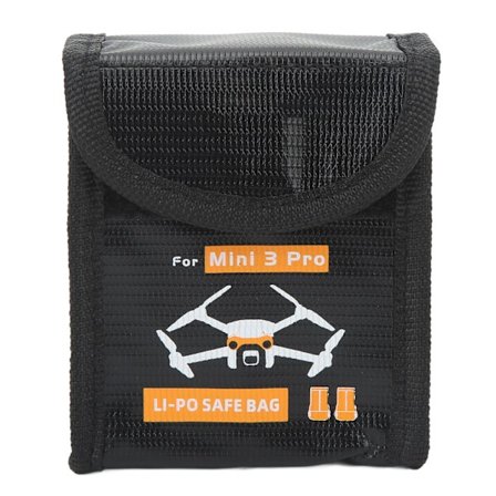 Akku räjähdyssuojattu laukku lämmönkestävä litiumakut liekinkestävä suojapussi Mini 3 Prolle 2 akulle