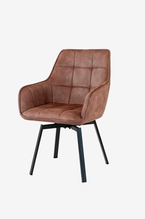 Torkelson - Stol Carro 2-pak - Brun - Stole med armlæn - Fra Homeroom