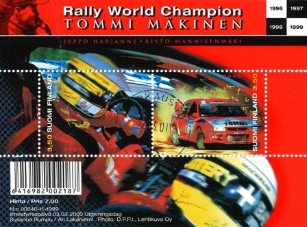 Finland 2000 - LAPE BL24 - Miniark - Stemplet