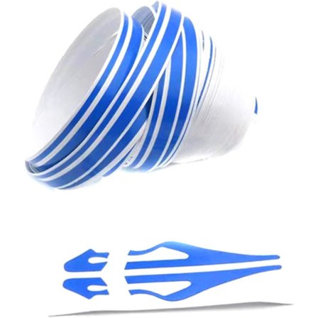 Sort Pinstripe Tape Bil Karosseri Side Stripe Dekal Talje Sticker Auto Pinstripe Tape til Biler