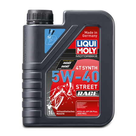 Huile Moteur LIQUI MOLY 4T Synth Street Race
