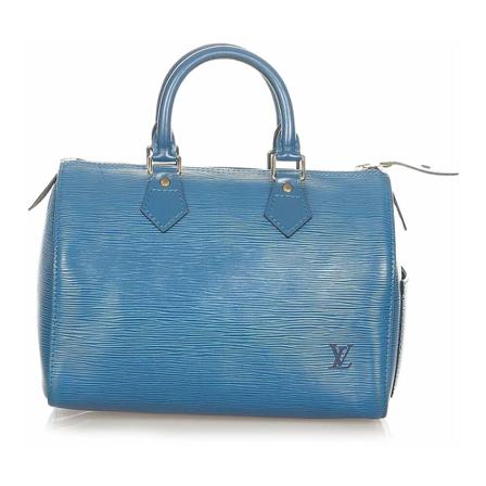Louis Vuitton Vintage, Pre-owned Handbag Blauw, Dames, Maat:ONE Size
