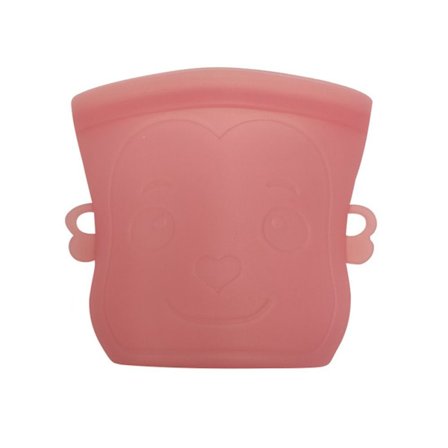 Silikonipussit Silikoniruokalaukku PINK 2 2