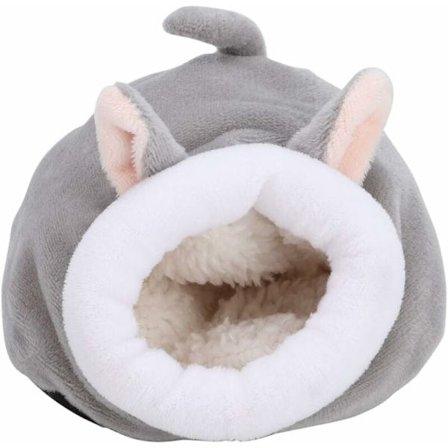 Mini Hamster Bed, Cartoon Animal, Varm Vinterbädd För Små Djur