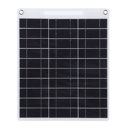 15W Solpanel 5V Polysilicium Dobbelt USB Fleksibel Bærbar Udendørs Solcelle Bil Båd Camping Vandring Rejse Telefonopladning