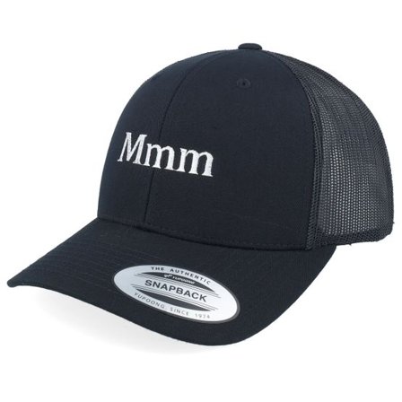 Scenes - Svart trucker Keps - Mmm Retro Black Trucker @ Hatstore