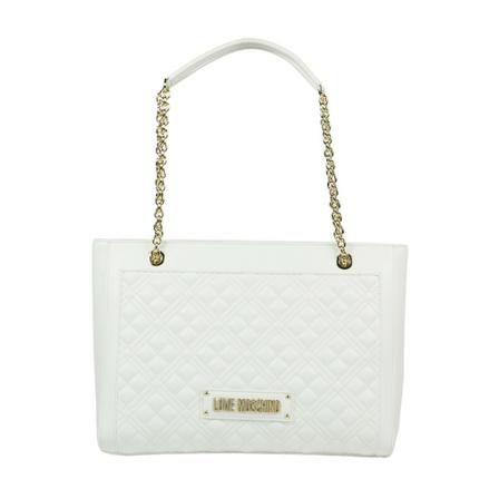 Love Moschino, Shopper bag Wit, Dames, Maat:ONE Size,polyester