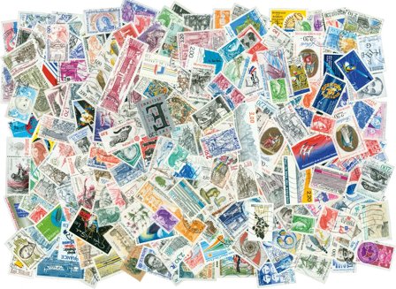 Frankrig - 1980-1990 - 250 forskelige frimærker