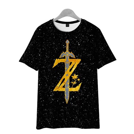 The Legend of Zelda Tears of the Kingdom T-shirt til mænd Toppe Mode kortærmet unisex crewneck løs t-shirt til børn style1 style1{KPO}