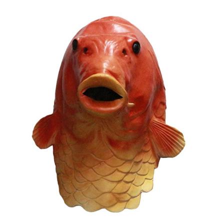 Gold Fish Mask Party Huvudbonader Animal Cosplay Rekvisita För Halloween