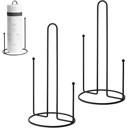 Papirholder 2 stk. Fritstående Papirrullesholder Smijern