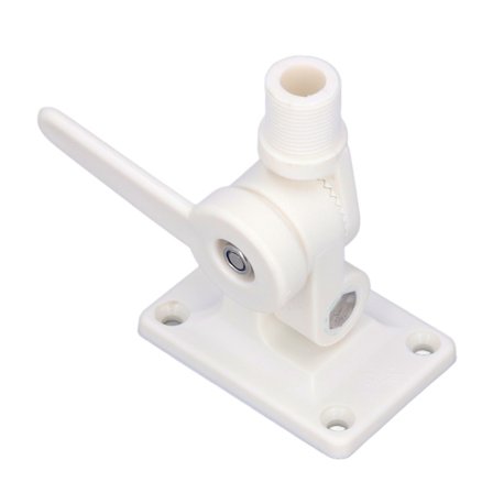 Justerbar Multifunksjonell ABS Dobbel Aksel Ratchet Base for Marine Antenner
