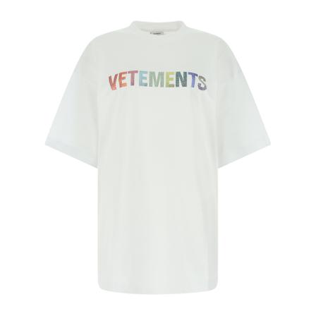 Vetements - T-shirts - Vit - Herr - Storlek: M, Herr, Storlek: M