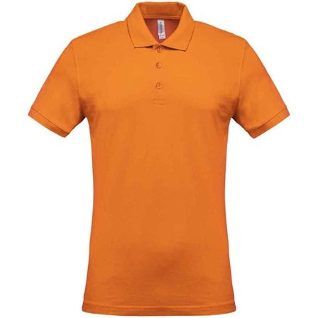 Kariban Herr Pique Poloshirt M Orange