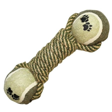 Bomuldsreb legetøj til kæledyr, bomulds tyggelegetøj, reb legetøj til hunde med tygbare tænder