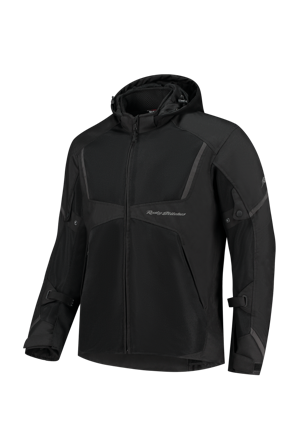 Giacca Da Moto Rusty Stitches Carlo Grigio Chiaro/Nero L