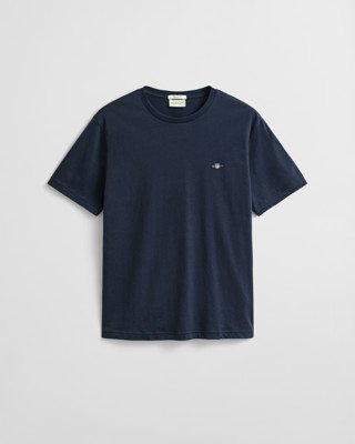 GANT - Klassisk t-skjorte i regular-fit til herre evening blue
