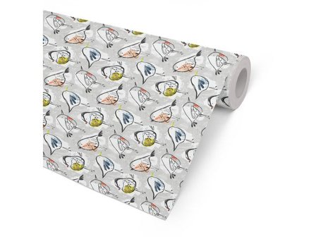 HEDLUNDS OF SWEDEN Presentpapper 57cm x154m Koster - Lyreco - Emballage och lagerutrustning - Presentinslagning - Presentpapper och Julpapper