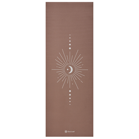 Gaiam Cinnamon Vision Yoga Mat Classic Printed 5 mm