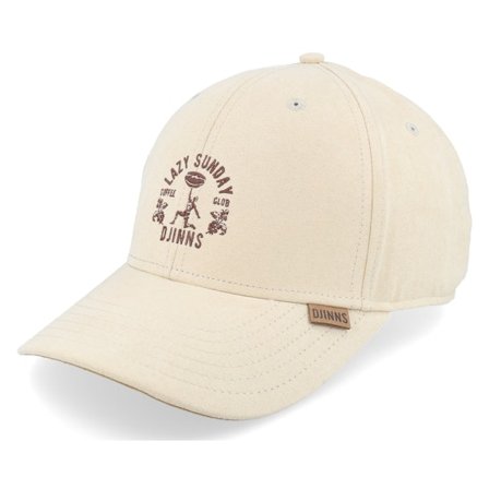 Djinns - Beige adjustable Keps - 6 Panel Truefit Lazy Classic Stone Adjustable @ Hatstore
