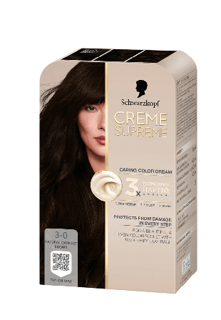 Schwarzkopf Creme Supreme Hårfärg Dam Brun 1 ST
