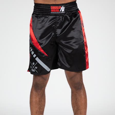 Gorilla Wear Hornell Bokseshorts Sort/Rød