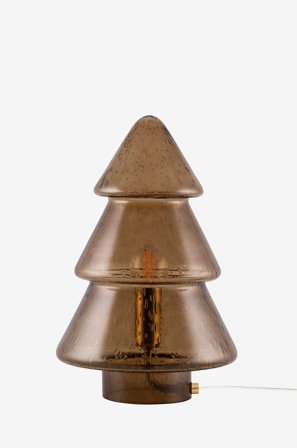 Globen Lighting - Bordlampe Gran 20 - Brun - Dekorativ julebelysning - Fra Homeroom